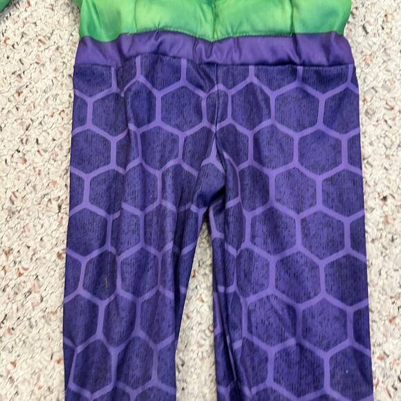 Deluxe Hulk Halloween Costume Toddler 2T Jazwares Superhero Green Marvel Spidey - Picture 5 of 13